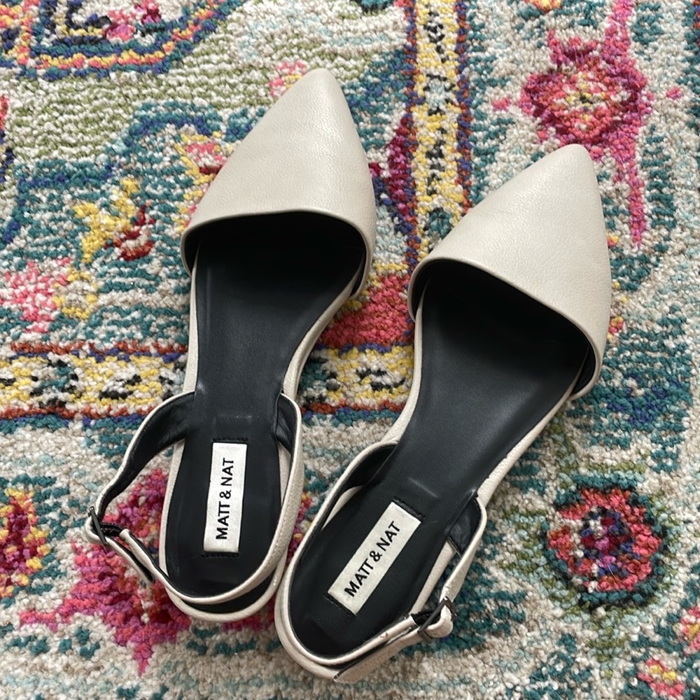 Matt & Nat CORY vegan slingback flats
